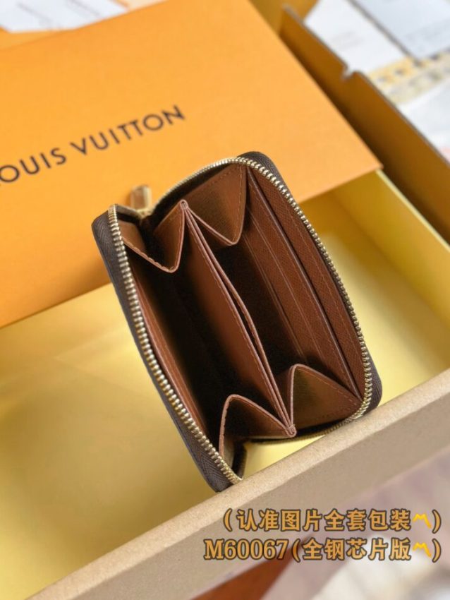 Replica Louis Vuitton Zipper Coin Purse Brown 5 Replica Louis Vuitton Zipper Coin Purse Brown - best quality luxury bag dupe