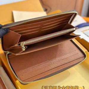 Replica Louis Vuitton Zippy Wallet Brown 9 Replica Louis Vuitton Zippy Wallet Brown - premium 1:1 fake handbag model