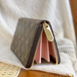 Replica Louis Vuitton Zippy Wallet Brown&Pink 4 Replica Louis Vuitton Zippy Wallet Brown&Pink - top-tier luxury replica shoulder bag