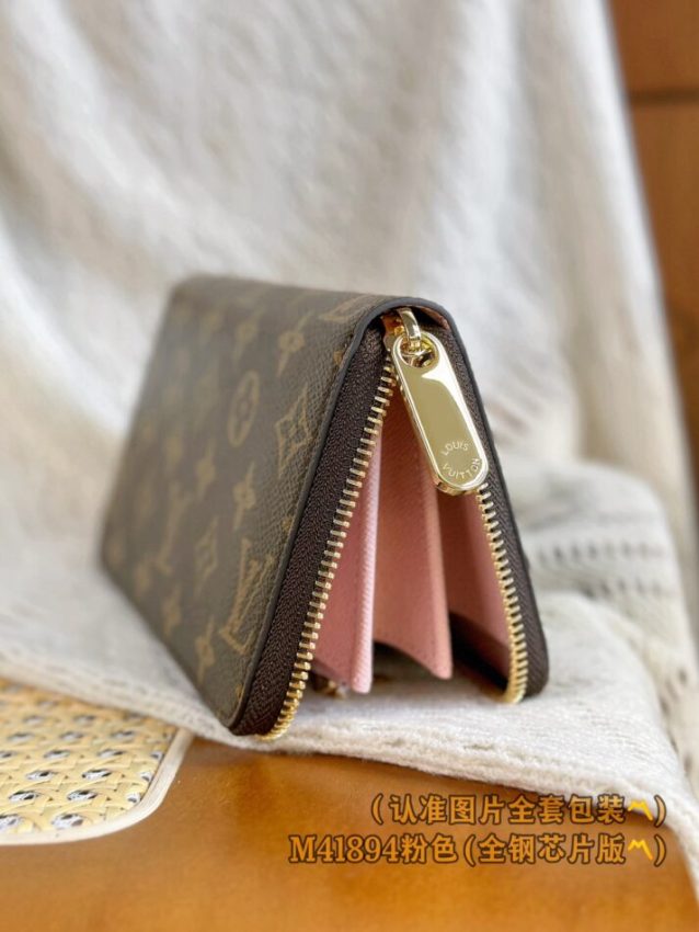 Replica Louis Vuitton Zippy Wallet Brown&Pink 4 Replica Louis Vuitton Zippy Wallet Brown&Pink - top-tier luxury replica shoulder bag