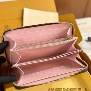 Replica Louis Vuitton Zippy Wallet Brown&Pink 8 Replica Louis Vuitton Zippy Wallet Brown&Pink - best quality luxury bag dupe