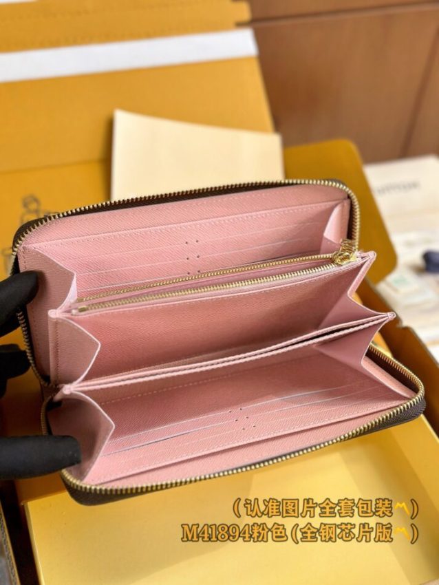 Replica Louis Vuitton Zippy Wallet Brown&Pink 8 Replica Louis Vuitton Zippy Wallet Brown&Pink - best quality luxury bag dupe