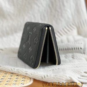 Replica Louis Vuitton Zipper Coin Purse Black 3 Replica Louis Vuitton Zipper Coin Purse Black - premium 1:1 fake handbag model