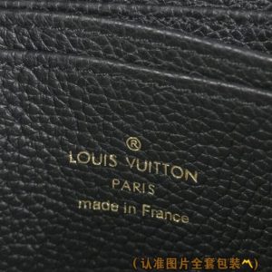 Replica Louis Vuitton Zipper Coin Purse Black 4 Replica Louis Vuitton Zipper Coin Purse Black - near-authentic luxury replica handbag