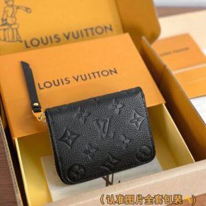 Replica Louis Vuitton Zipper Coin Purse Black 5 Replica Louis Vuitton Zipper Coin Purse Black - high-end fake designer purse