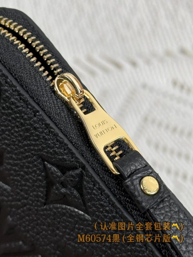 Replica Louis Vuitton Zipper Coin Purse Black 6 Replica Louis Vuitton Zipper Coin Purse Black - premium 1:1 fake handbag model