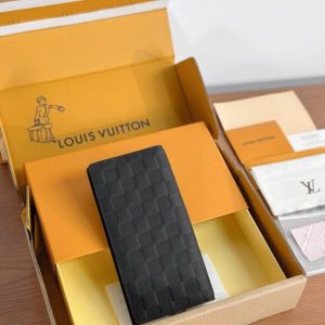 Replica Louis Vuitton Brazza Wallet Black Grid 6 Replica Louis Vuitton Brazza Wallet Black Grid - high-end fake designer purse