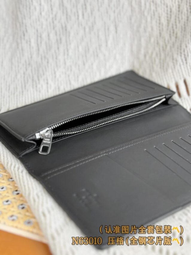 Replica Louis Vuitton Brazza Wallet Black Grid 7 Replica Louis Vuitton Brazza Wallet Black Grid - elite superclone designer purse