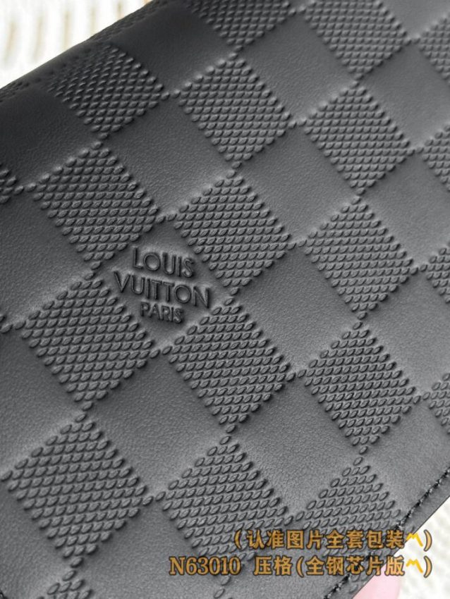 Replica Louis Vuitton Brazza Wallet Black Grid 8 Replica Louis Vuitton Brazza Wallet Black Grid - realistic designer-inspired fake bag