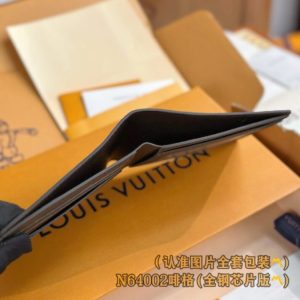 Replica Louis Vuitton Slender Wallet Brown Grid 8 Replica Louis Vuitton Slender Wallet Brown Grid - premium 1:1 fake handbag model