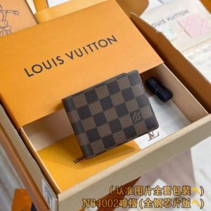 Replica Louis Vuitton Slender Wallet Brown Grid 10 Replica Louis Vuitton Slender Wallet Brown Grid - elite superclone designer purse