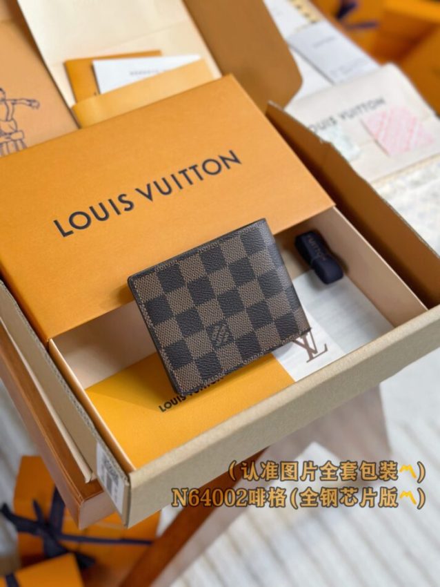 Replica Louis Vuitton Slender Wallet Brown Grid 11 Replica Louis Vuitton Slender Wallet Brown Grid - ultra-realistic fake designer tote