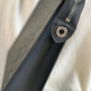 Replica Louis Vuitton Pochette Voyage Black 4 Replica Louis Vuitton Pochette Voyage Black - near-authentic luxury replica handbag