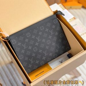 Replica Louis Vuitton Pochette Voyage Black 6 Replica Louis Vuitton Pochette Voyage Black - top-rated replica designer bag