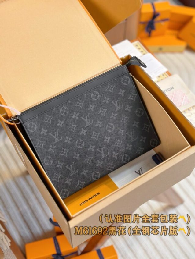 Replica Louis Vuitton Pochette Voyage Black 6 Replica Louis Vuitton Pochette Voyage Black - top-rated replica designer bag