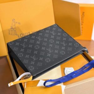 Replica Louis Vuitton Pochette Voyage Black 11 Replica Louis Vuitton Pochette Voyage Black - best-selling designer handbag dupe