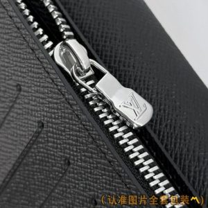 Replica Louis Vuitton Brazza Wallet Black Grid 11 Replica Louis Vuitton Brazza Wallet Black Grid - authentic-look luxury purse replica