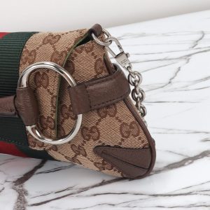 Replica Gucci Horsebit Chain Shoulder Bag Brown 5 Replica Gucci Horsebit Chain Shoulder Bag Brown - 1:1 designer replica handbag