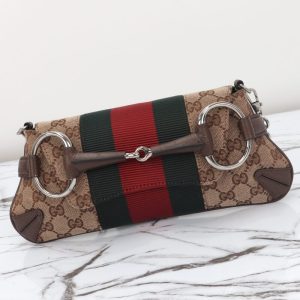 Replica Gucci Horsebit Chain Shoulder Bag Brown 8 Replica Gucci Horsebit Chain Shoulder Bag Brown - best-selling designer handbag dupe