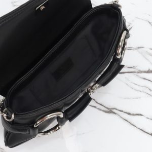 Replica Gucci Horsebit Chain Shoulder Bag Black 7 Replica Gucci Horsebit Chain Shoulder Bag Black - premium-grade designer purse dupe