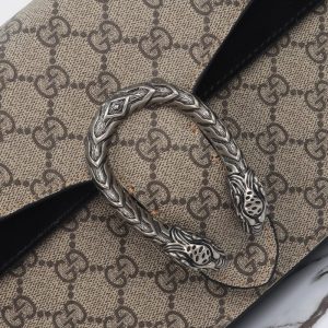 Replica Gucci Dionysus Supreme Black 10 Replica Gucci Dionysus Supreme Black - authentic-look luxury purse replica