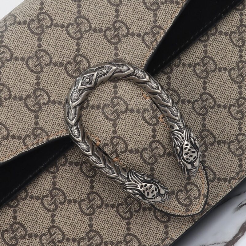 Replica Gucci Dionysus Supreme Black 10 Replica Gucci Dionysus Supreme Black - authentic-look luxury purse replica