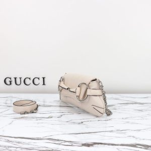 Replica Gucci Horsebit Chain Shoulder Bag White 7 Replica Gucci Horsebit Chain Shoulder Bag White - top-tier luxury replica shoulder bag