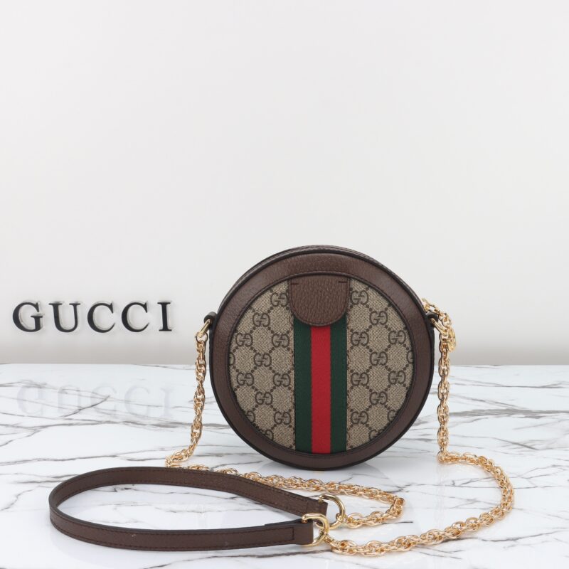 Replica Gucci Ophida GG Round 2 Replica Gucci Ophida GG Round - realistic designer-inspired fake bag