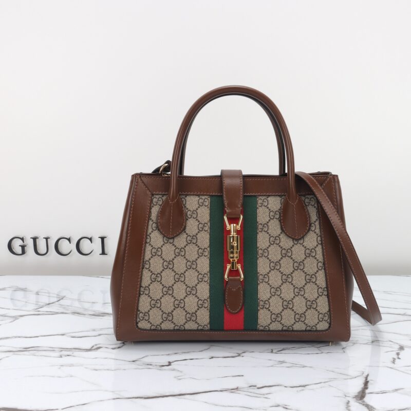 Replica Gucci G Jackie 1961 Brown 9 Replica Gucci G Jackie 1961 Brown - high-end fake designer purse