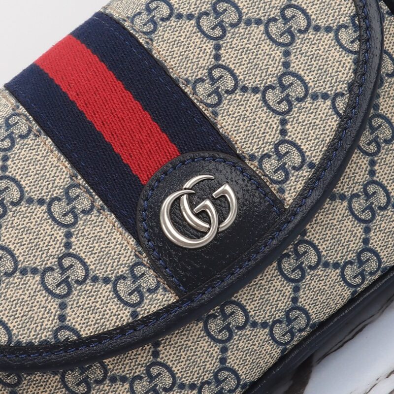 Replica Gucci GUCCI Ophidia GG Shoulder Bag Blue 3 Replica Gucci GUCCI Ophidia GG Shoulder Bag Blue - high-accuracy replica luxury purse