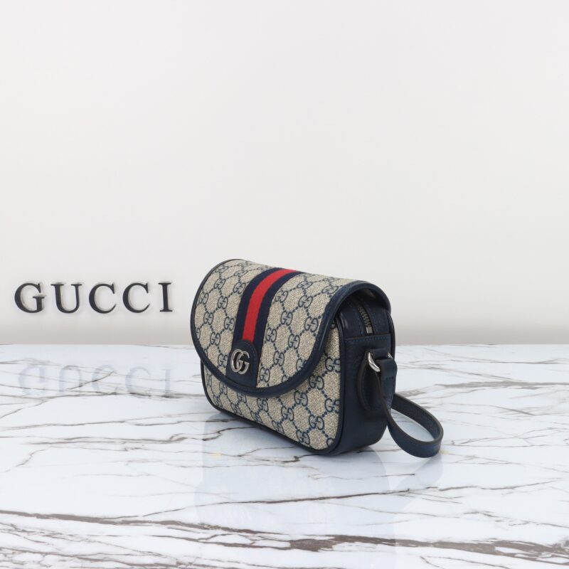 Replica Gucci GUCCI Ophidia GG Shoulder Bag Blue 7 Replica Gucci GUCCI Ophidia GG Shoulder Bag Blue - premium-grade designer purse dupe