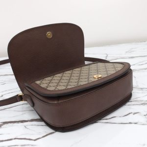 Replica Gucci Ophidia GG Shoulder Bag Brown 5 Replica Gucci Ophidia GG Shoulder Bag Brown - best quality luxury bag dupe