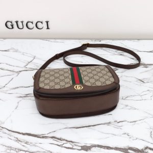 Replica Gucci Ophidia GG Shoulder Bag Brown 7 Replica Gucci Ophidia GG Shoulder Bag Brown - high-accuracy replica luxury purse