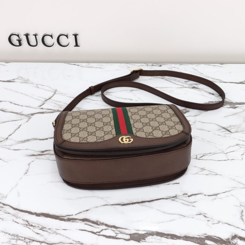 Replica Gucci Ophidia GG Shoulder Bag Brown 7 Replica Gucci Ophidia GG Shoulder Bag Brown - high-accuracy replica luxury purse