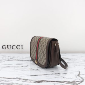 Replica Gucci Ophidia GG Shoulder Bag Brown 2 Replica Gucci Ophidia GG Shoulder Bag Brown - realistic designer-inspired fake bag