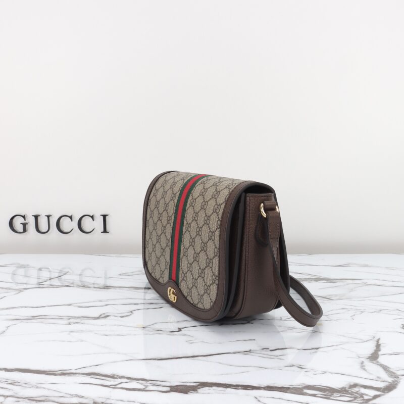 Replica Gucci Ophidia GG Shoulder Bag Brown 2 Replica Gucci Ophidia GG Shoulder Bag Brown - realistic designer-inspired fake bag