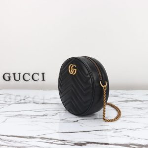 Replica Gucci GG Mormont Round Black 3 Replica Gucci GG Mormont Round Black - 1:1 designer replica handbag