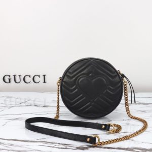 Replica Gucci GG Mormont Round Black 7 Replica Gucci GG Mormont Round Black - elite superclone designer purse