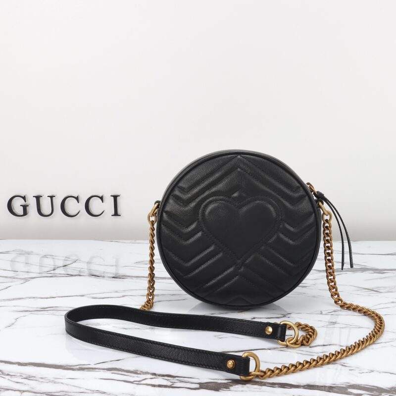Replica Gucci GG Mormont Round Black 7 Replica Gucci GG Mormont Round Black - elite superclone designer purse