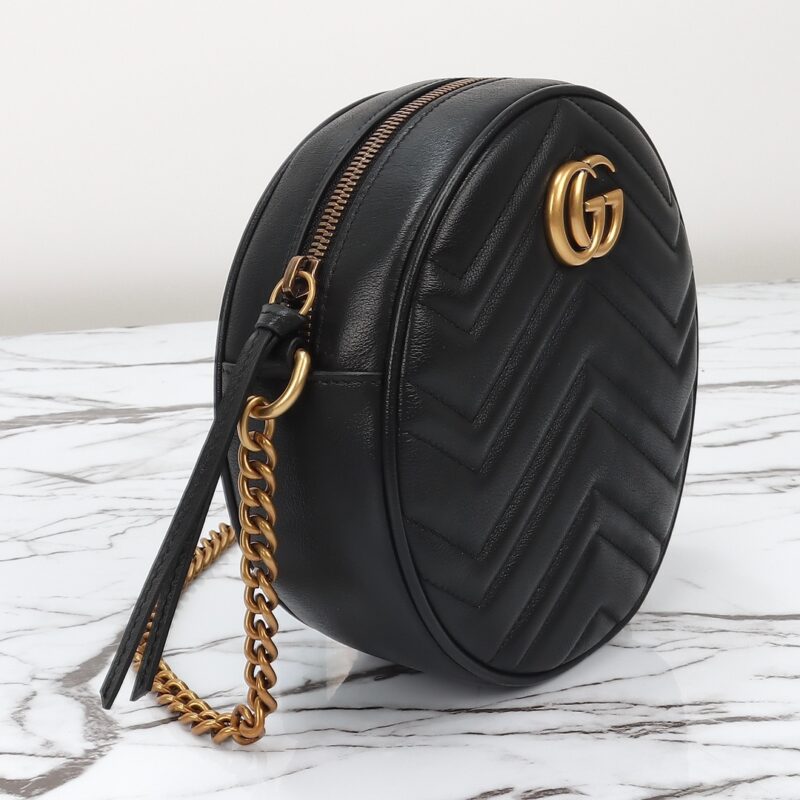 Replica Gucci GG Mormont Round Black 8 Replica Gucci GG Mormont Round Black - top-tier luxury replica shoulder bag