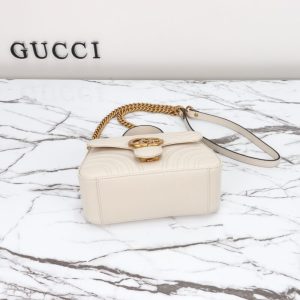 Replica Gucci GG Marmont Top Handle White 2 Replica Gucci GG Marmont Top Handle White - elite superclone designer purse