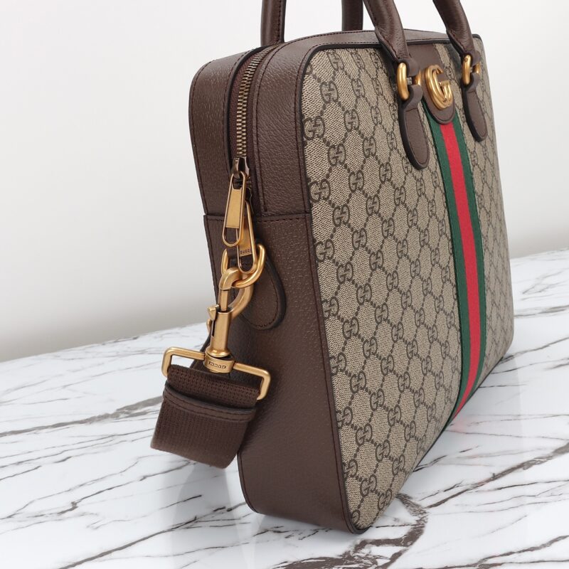 Replica Gucci Briefcase Canvas Beige - premium-grade designer purse dupe