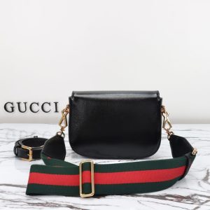 Replica Gucci Horsebit 1955 Double G Mini Black 8 Replica Gucci Horsebit 1955 Double G Mini Black - premium-grade designer purse dupe