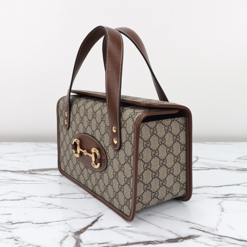 Replica Gucci Horsebit 1955 Top Handle Supreme 9 Replica Gucci Horsebit 1955 Top Handle Supreme - near-authentic luxury replica handbag