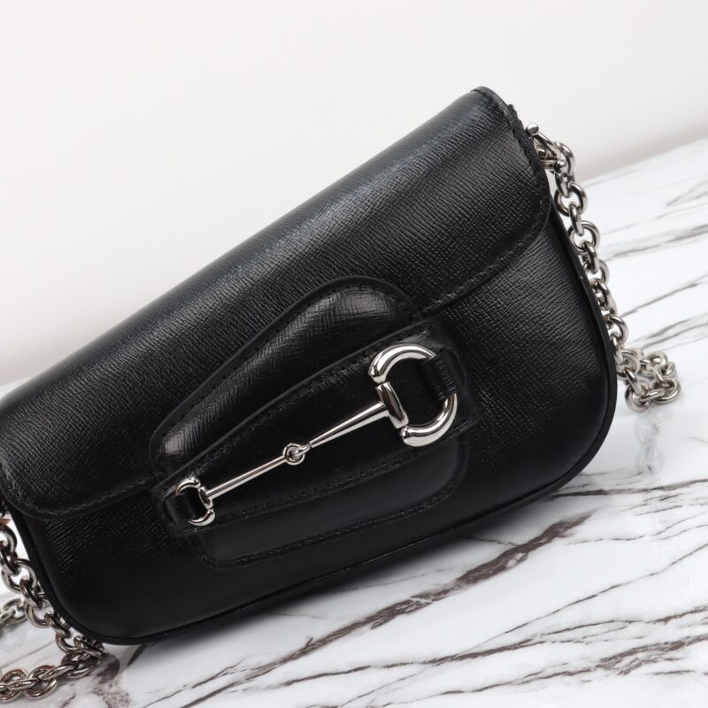 Replica Gucci Horsbet Tribute Black 3 Replica Gucci Horsbet Tribute Black - elite superclone designer purse