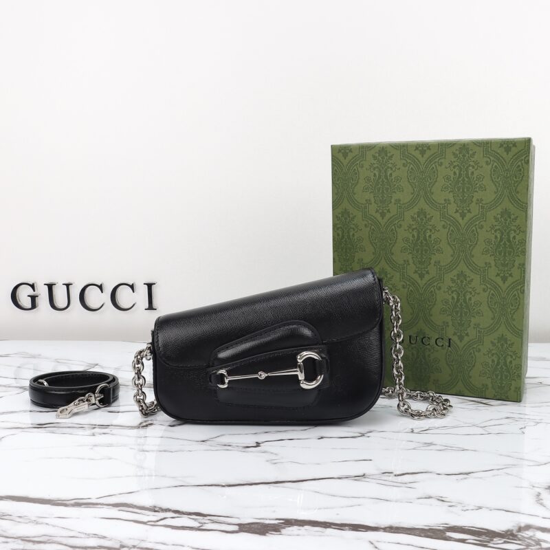 Replica Gucci Horsbet Tribute Black 8 Replica Gucci Horsbet Tribute Black - top-tier luxury replica shoulder bag