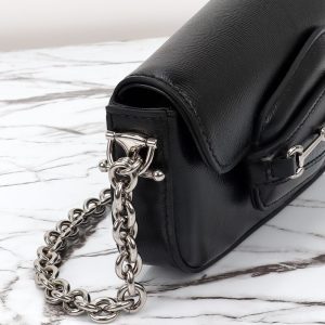 Replica Gucci Horsbet Tribute Black 10 Replica Gucci Horsbet Tribute Black - top-tier luxury replica shoulder bag