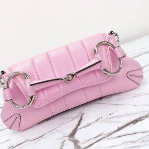 Replica Gucci Horsebit Chain Shoulder Bag Pink 3 Replica Gucci Horsebit Chain Shoulder Bag Pink - ultra-realistic fake designer tote