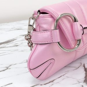 Replica Gucci Horsebit Chain Shoulder Bag Pink 10 Replica Gucci Horsebit Chain Shoulder Bag Pink - high-end fake designer purse