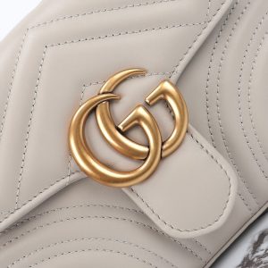 Replica Gucci GG Marmont Top Handle Beige 5 Replica Gucci GG Marmont Top Handle Beige - authentic-look luxury purse replica